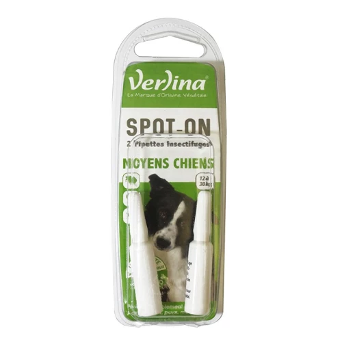 Pipettes insectifuges Moyen chien